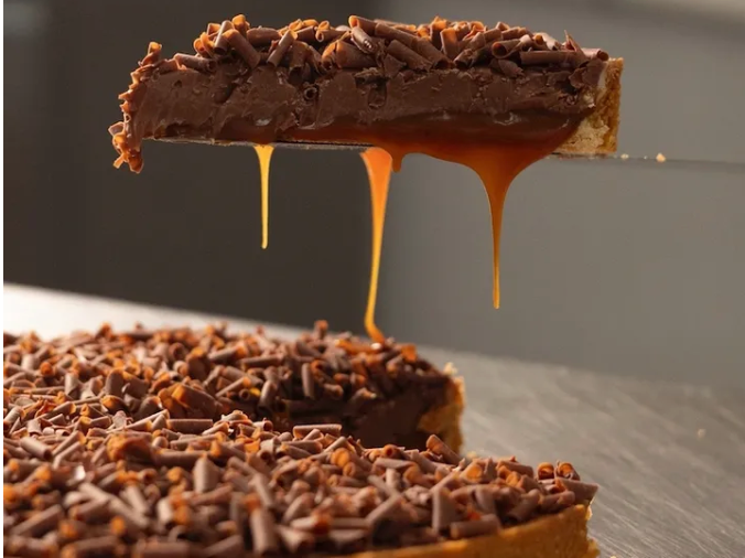 Tarta chocolate caramelo