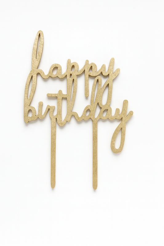 Cake Topper "Happy Birthday"