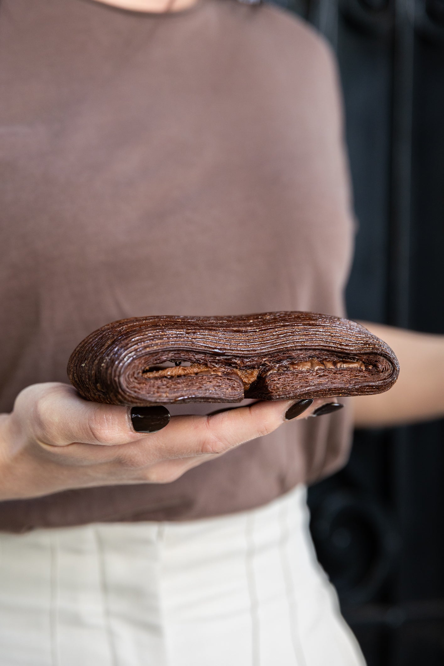 Suizo doble chocolate